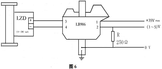 水平安裝金屬管浮子流量計(jì)本安防爆型接線圖